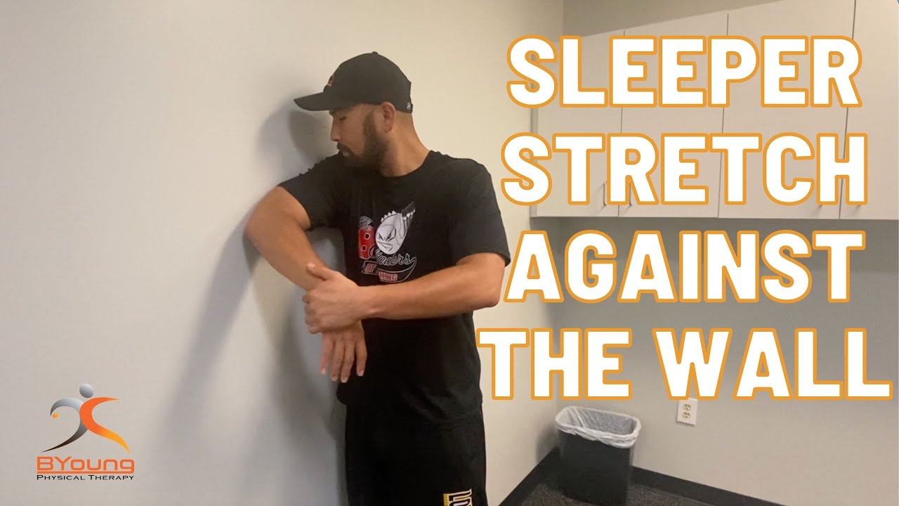 Sleeper Stretch Against The Wall YouTube