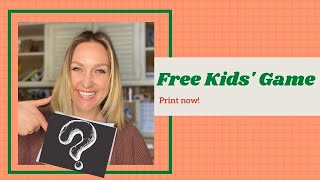 Free Game for Kids | Fall Activity for Speech Therapy