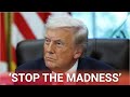 Donald Trump pleads with Democrats to 'stop the madness' and reopen the government