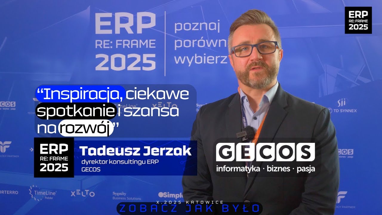 Gecos - ERP RE:FRAME 2025 (System: Comarch ERP XL)