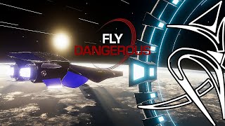 Free to play & Open source SPACE RACING game - Fly Dangerous screenshot 1