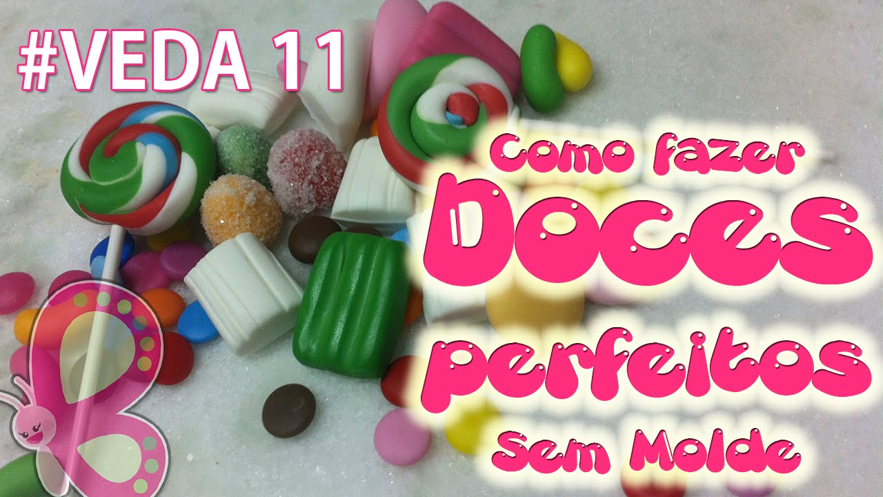 Como fazer doces perfeitos em Biscuit SEM MOLDE -Sah Passa o Passo 
