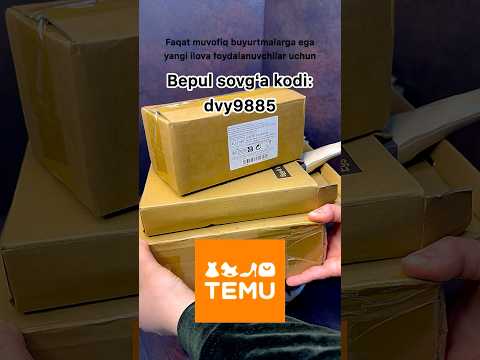 Bepul sovg’a uchun biodagi havolani bosing yoki Temuda 【dvy9885】 kodini qidiring#temu #shoptemu