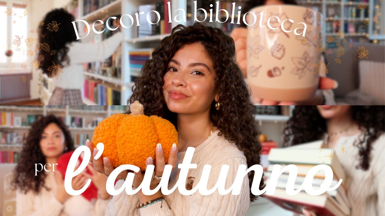 DECORO LA BIBLIOTECA PER L' AUTUNNO 🍂🍄🍁