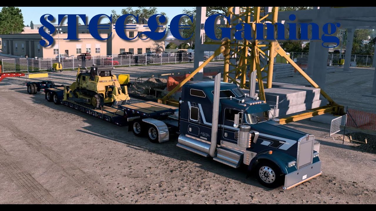 American Truck Simulator: Heavy Equipment on Deck 2 |Floating the gears up & down w/the Jakes on|