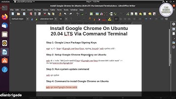 Install Google Chrome On Ubuntu 20.04 LTS (Focal Fossa) Via Command Terminal