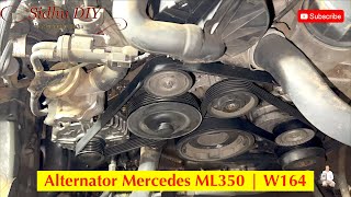 How To Change Alternator on Mercedes ML350 | How to Remove Alternator From Mercedes W164 MLClass