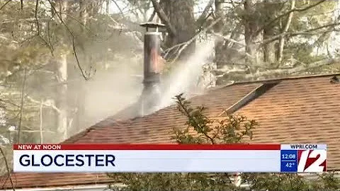 Fire damages Glocester home