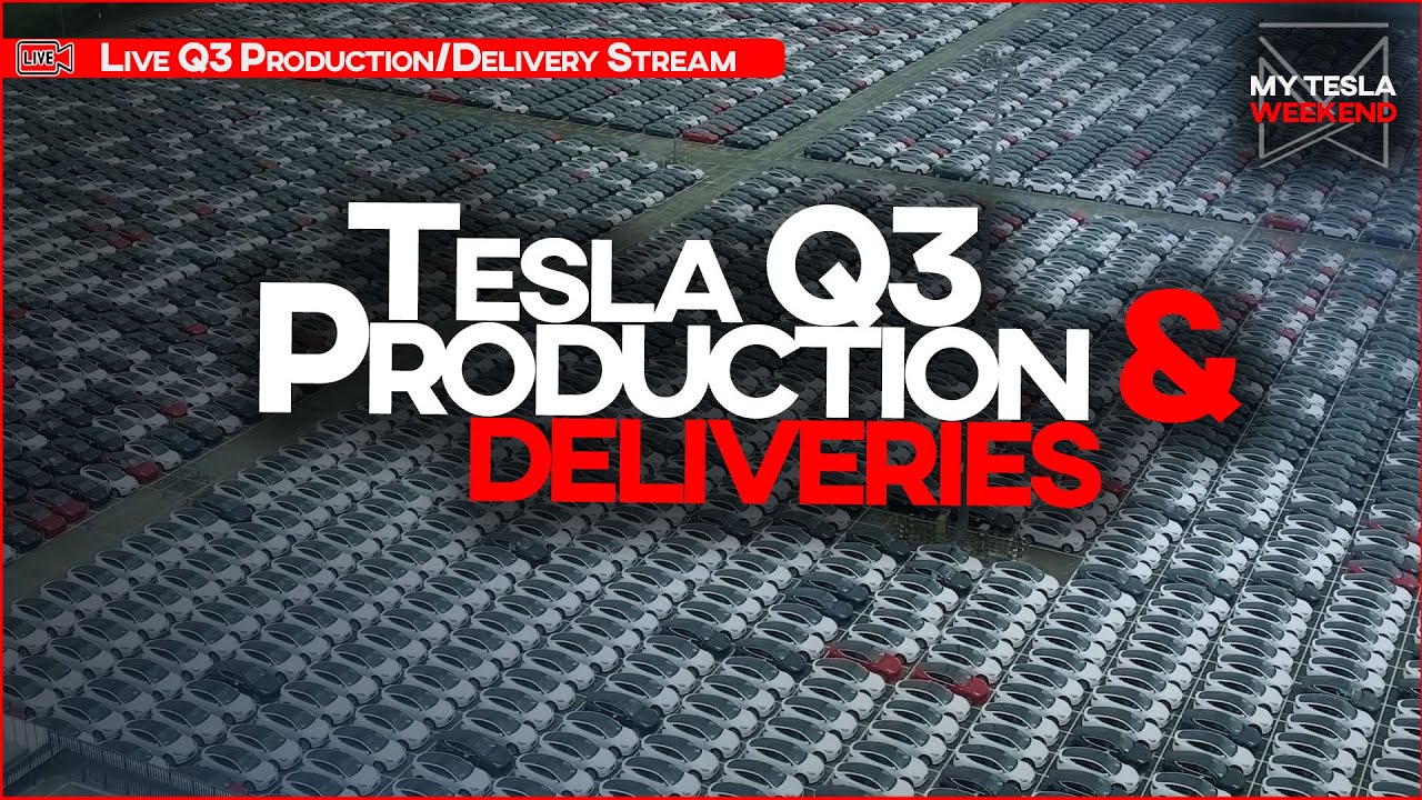 Tesla Q3 Production & Deliveries LIVE! - YouTube
