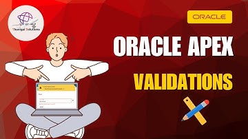 ☑️ Oracle APEX Validation⚡ | @thanigaisolutions 