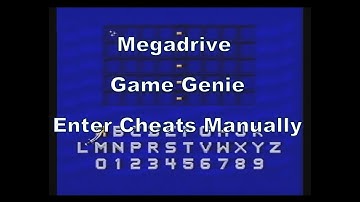 GameGenie (Cheat Cartridge) for Megadrive/Genesis (Enter 8-Digit Codes Manually) #GameGenie #Sega