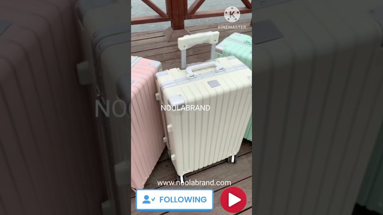 Aluminium Frame hard luggage 🧳 trolley