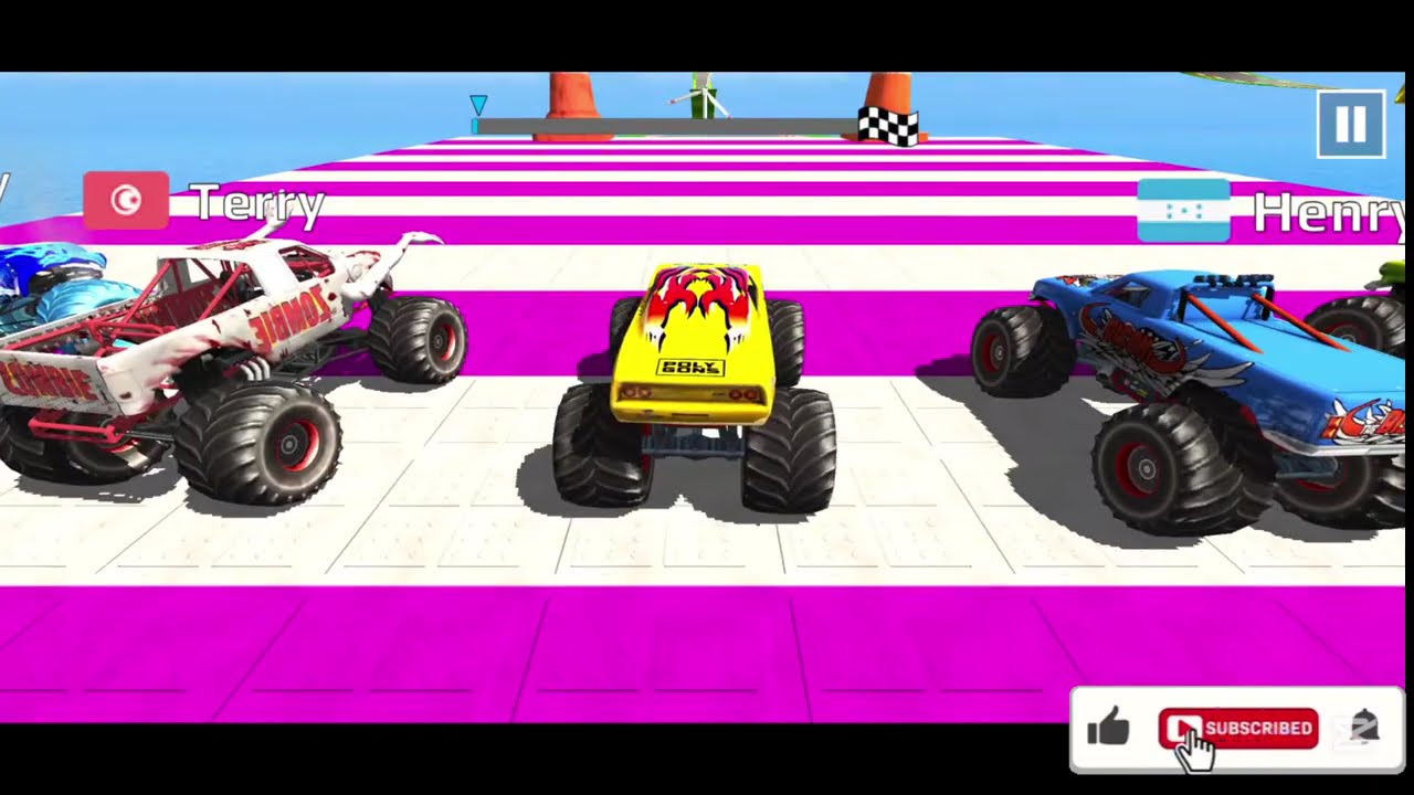 Monster Truck Car Game 🚛 Extreme Stunts & Crazy Crashes | Offroad Racing 