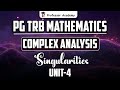PG TRB MATHEMATICS | Unit-4 Complex Analysis | Singularities | Professor Academy