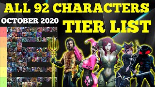 Injustice 2 Mobile Tier List For October! All 92 Characters! Ranked From Worst To Best!