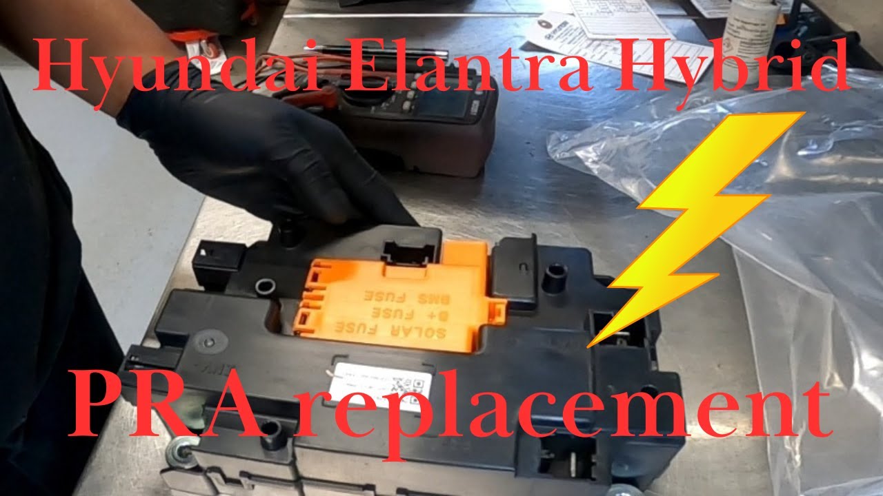 Hyundai Elantra Hybrid | Ремонт PRA