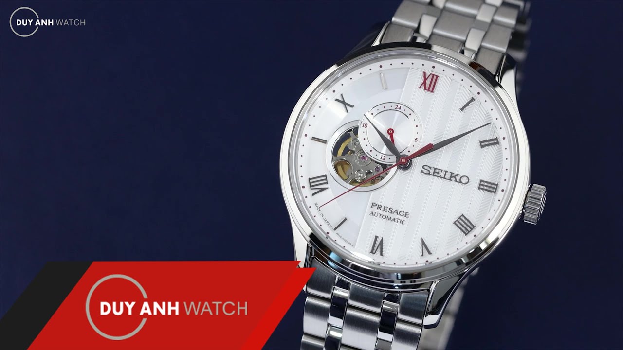 Review Đồng Hồ Seiko Presage Open Heart SSA443J1 - YouTube