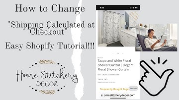 How to Edit "Shipping Calculated at Checkout" Section on Shopify