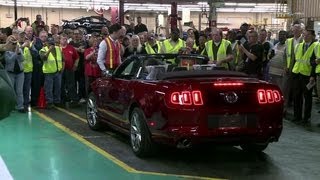 2013 One Millionth Ford Mustang built at the Flat Rock Assembly Plant
