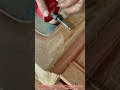精密家具の表面仕上げ！溝研磨技術