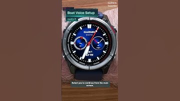 Tutorial - quatix 8: Boat Voice Setup #garmin #smartwatch #quatix8 #quickguide #wearabletech