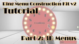 Famous Ring Menu Construction Kit v2 - Tutorial Part 2: 3D Menus Wealth