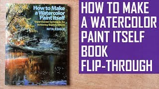 paint itself through watercolor flip