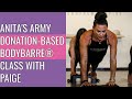 50 MINUTE CARDIO BARRE CLASS: BODYBARRE® with PAIGE