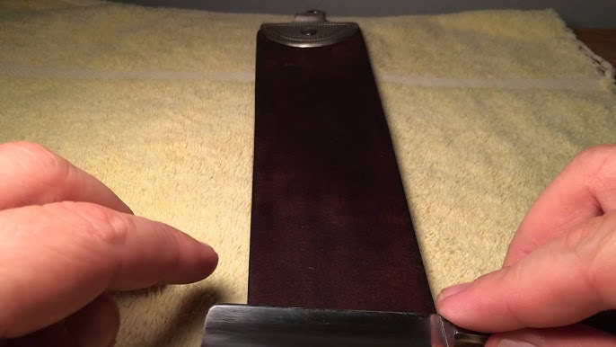 How to use a leather strop for sharpening knives — Boone's Lick Road Leather  Co.