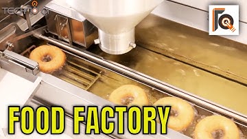 TOP 5 AMAZING FOOD TECHNOLOGY, FOOD FACTORY WITH AUTOMATIC FOOD PRCESSING MACHINE | DONUT FACTORY|