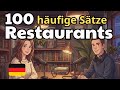 100 Sentences &amp; Phrases for Restaurants &amp; Ordering Food in German | German Conversation Practice