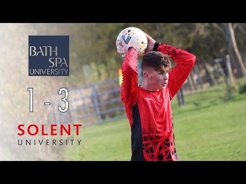 Bath Spa 1sts 1 - 3 Solent 2nds | BUCS Football Highlights