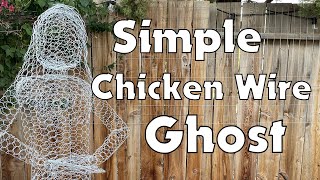 How to Make a Simple Chicken Wire Ghost