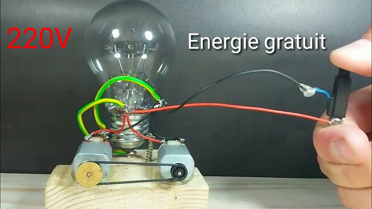comment fabriquer un dispositif qui fournit de l'électricité gratuit