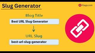 Slug Generator Online | URL Slug Generator Tool | Slugify | Create SEO Friendly URL Online