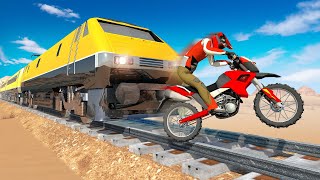 Bike vs Train  Top Speed Train Race Challenge screenshot 3