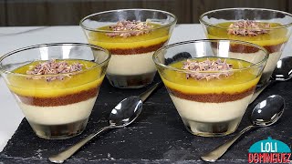 POSTRE DE VAINILLA Y NARANJA. Sorprende a tu familia con este postre fácil, delicioso e irresistible