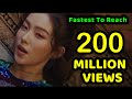 TOP 71 Fastest Kpop Groups MVs To Reach 200 Million Views