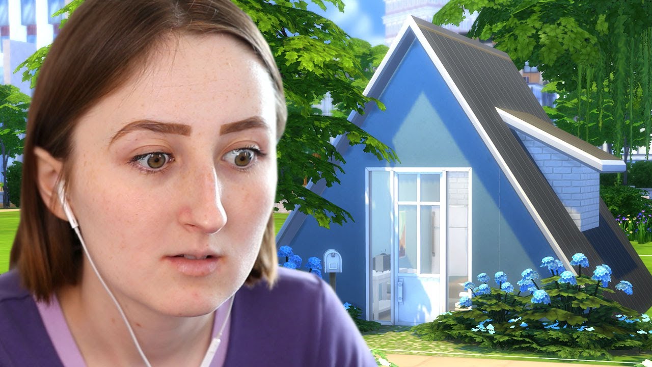 I built a house in The Sims for only $2000 - YouTube
