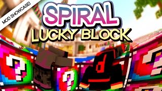 Minecraft | SPIRAL LUCKY BLOCKS MOD!! (New Dungeon, New Drops & More!) | Mod Showcase