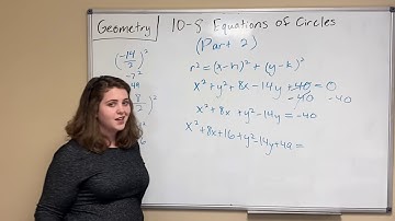 10-8 Equations of Circles (Part 2)