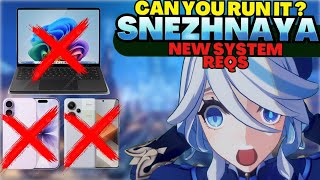 CAN YOU RUN SNEZHNAYA?! 😱 Genshin Impact 7.0 System Requirements