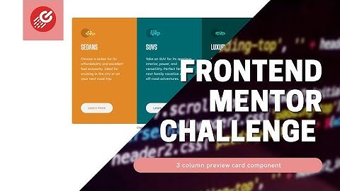Frontend Mentor Challenge - 3 Column Preview Card Component