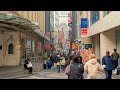 Walk around myeongdong shopping street on a sunday afternoon  seoul virtual tour 4kr