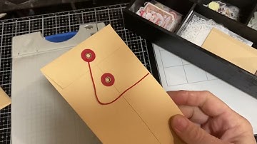 Policy envelope mini album (Taperlogy project)