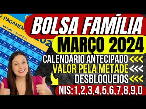 💸BOLSA FAMÍLIA MARÇO: CALENDÁRIO ANTECIPADO! VALOR do BENEFÍCIO pela METADE? ATUALIZAÇÃO no CRAS!