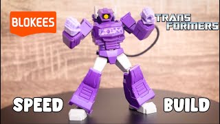 Celebrity BLOKEES Transformers Shockwave - Speed Build Profile