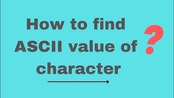 Find ASCII character using java