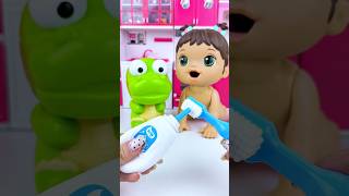 ASMR Unboxing Minnie Mouse &amp; Pororo Brushing Teeth Set Toy | Satisfying Toy Sounds with Subeo ASMR