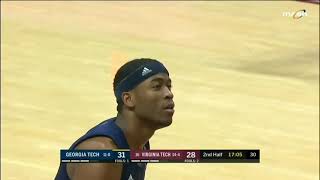 Moses Wright O and D @ VA Tech (26 PTS 10 REBS 3 ASTS 1 BLK)